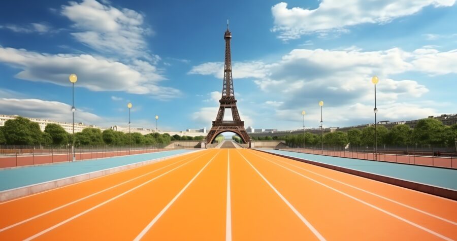 track eiffel tower ai generated image 2
